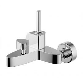 Смеситель для ванны с коротким изливом Bravat Spring F679113C-01_