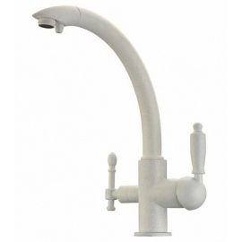 Смеситель для кухонной мойки ZORG Sanitary ZR 314 YF-33 СЕРЫЙ БЕЖ_