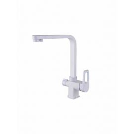 Смеситель для кухонной мойки ZORG Sanitary ZR 334 YF-WHITE_
