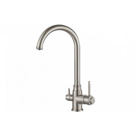 Смеситель для кухни ZORG Steel HammerSH 763 SATIN_