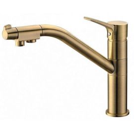 Смеситель для кухонной мойки ZORG Sanitary ZR 401 KF- BR_