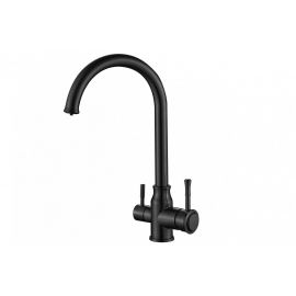 Смеситель для кухни ZORG Steel HammerSH 763 INOX GRAFIT PVD_