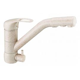 Смеситель для кухонной мойки ZORG Sanitary ZR 400 KF-12 ПЕСОЧНЫЙ_