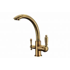 Смеситель для кухонной мойки ZORG Sanitary ZR 314 YF-33 BR_
