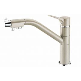 Смеситель для кухонной мойки ZORG Sanitary ZR 401 KF ПЕСОЧНЫЙ_
