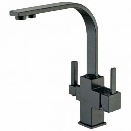 Смеситель для кухонной мойки ZORG Sanitary ZR 332 YF ЧЕРНЫЙ МЕТАЛЛИК_