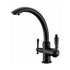 Смеситель для кухонной мойки ZORG Sanitary ZR 314 YF-33 BLACK_