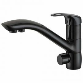 Смеситель для кухонной мойки ZORG Sanitary ZR 404 KF BLACK_