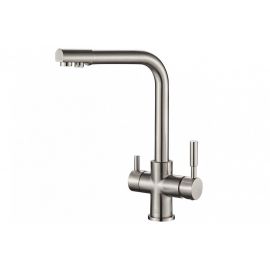 Смеситель для кухни ZORG Steel HammerSH 552 SATIN_