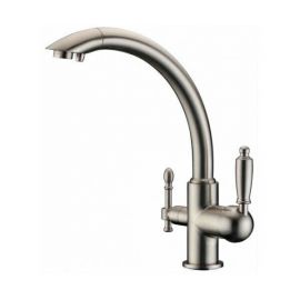 Смеситель для кухонной мойки ZORG Sanitary ZR 314 YF-33 SATIN_
