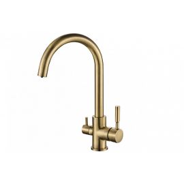 Смеситель для кухни ZORG Steel HammerSH 713 BRONZE_