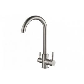 Смеситель для кухни ZORG Steel HammerSH 713 INOX_