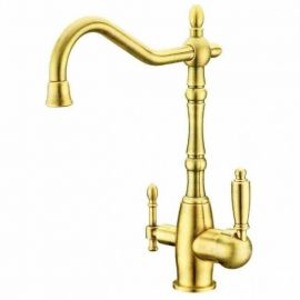 Смеситель для кухонной мойки ZORG Sanitary ZR 312 YF-50-BR LIGHT_