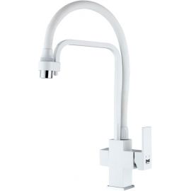 Смеситель для кухонной мойки ZORG Sanitary ZR 341-8 YF WHITE_