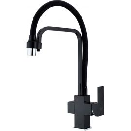 Смеситель для кухонной мойки ZORG Sanitary ZR 341-6 YF BLACK_