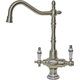 Смеситель для кухонной мойки ZORG Sanitary ZR 336 YF-50 NICKEL_