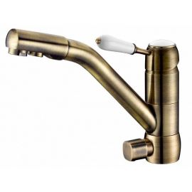 Смеситель для кухонной мойки ZORG Sanitary ZR 400 KF-46-BR_