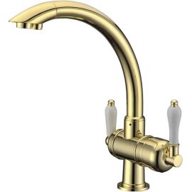 Смеситель для кухонной мойки ZORG Sanitary ZR 327 YF BR LIGHT_