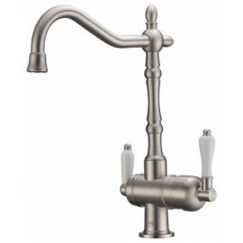 Смеситель для кухонной мойки ZORG Sanitary ZR 326 YF NICKEL_