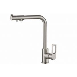 Смеситель для кухни ZORG Steel HammerSH 572 SATIN_