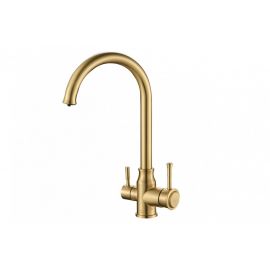 Смеситель для кухни ZORG Steel HammerSH 763 INOX BRONZE PVD_