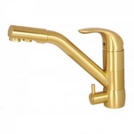 Смеситель для кухонной мойки  KAISER Safira 15066-3 Gold/Brass_