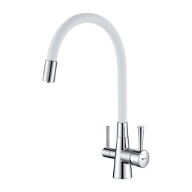 Смеситель Lemark Comfort LM3075C-White для кухни  с подключением к фильтру с питьевой водой_