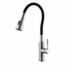 Смеситель для кухни Lemark с гибким изливом LM5082S-Black_