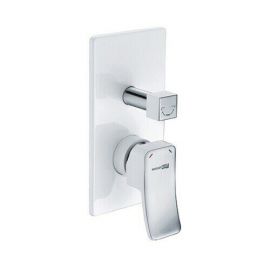 Смеситель для ванны и душа WasserKRAFT Aller 10641WHITE_
