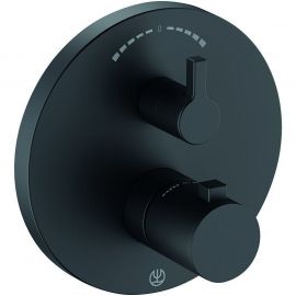 Смеситель для ванны с душем Kludi Nova Fonte Puristic 208303915, черный матовый_