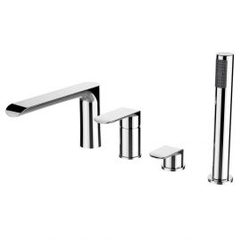 Смеситель Clever Start Elegance 61128 на борт ванны на 4 отв._