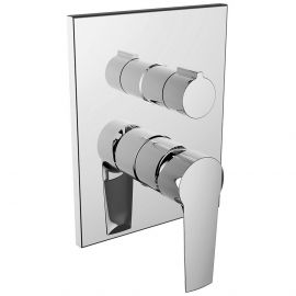 Смеситель Clever Agora Elegance 61227 для ванны с душем на 2 потребителя_