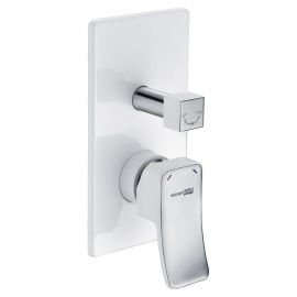 Смеситель для ванны и душа WasserKRAFT Aller 10641WHITE_