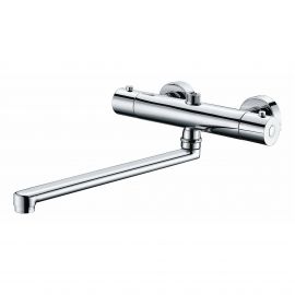 Cмеситель для ванны WasserKRAFT Berkel 4822L Thermo с длинным изливом_