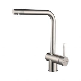 Смеситель для кухни Paulmark Spring, нержавеющая сталь, Sp212067-SS_