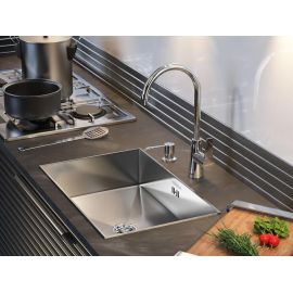 Смеситель для кухни Paulmark Holstein, хром, Ho212065_