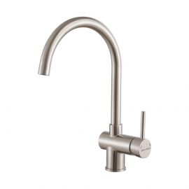 Смеситель для кухни Paulmark Bend, нержавеющая сталь, Be212066-SS_