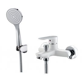 Смеситель для ванны ABBER Weiss Insel AF8012W, белый/хром_