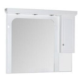 Зеркало-шкаф Aquanet Фредерика 140 белый арт.00171012_