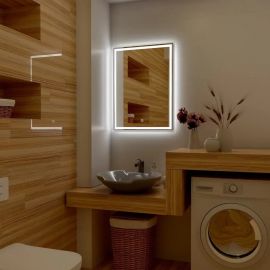 Зеркало Континент "Fancy LED" 600x800 c подсветкой_