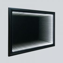 Зеркало Vincea LED 800 VLM-2M800MB, 800x600 c выключателем-датчиком на движение, черное_