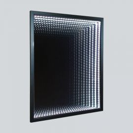 Зеркало Vincea LED VLM-2M600MB, 600x800 c сенсорным выключателем и диммером, черное_