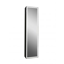 Зеркало-шкаф Континент "Mirror Box black Led" 400х1600_