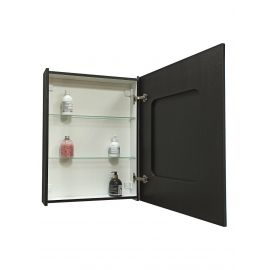 Зеркало-шкаф Континент "Mirror Box black Led" 600х800_