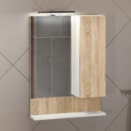 Зеркало-шкаф Comforty Рига-60 дуб сонома_
