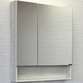 Зеркало-шкаф Comforty Никосия-70 дуб белый_