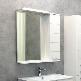 Зеркало-шкаф Comforty Модена М-75 белый матовый_