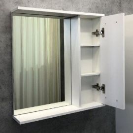 Зеркало-шкаф Comforty Модена М-60 белый матовый_