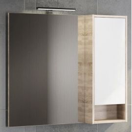 Зеркало-шкаф Comforty Гамбург-90 дуб сонома_