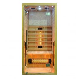 Инфракрасная сауна SaunaMagic Glass RCS Micro (90х90)_